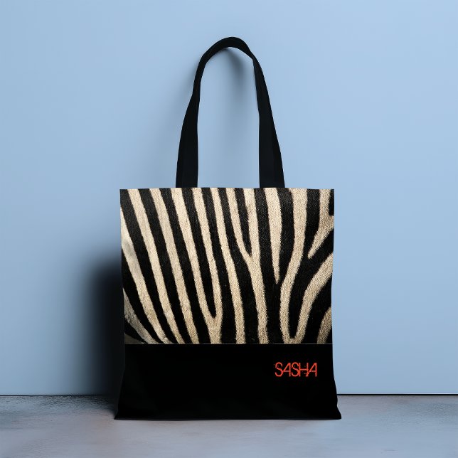 Zebra Skin Collection Tote Bag (Creator Uploaded)
