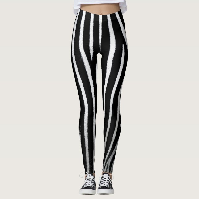 Zebra Skin Leggings (Front)