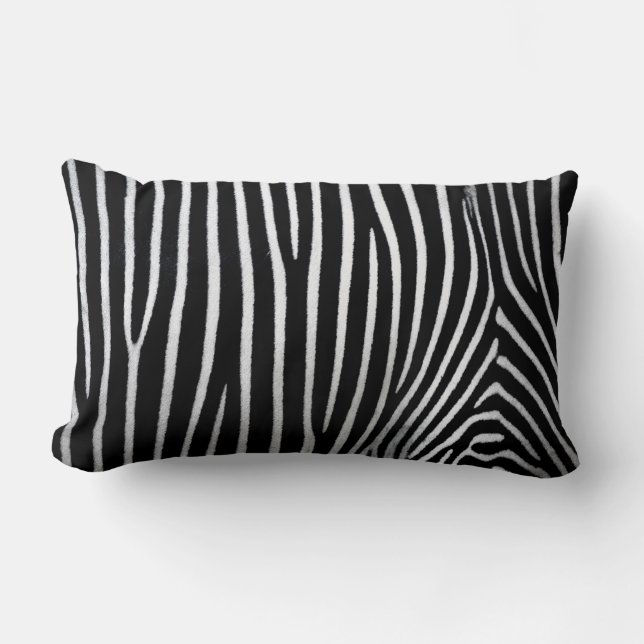 Zebra Skin Lumbar Cushion (Front)