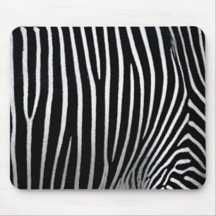 Zebra Skin Mouse Pad
