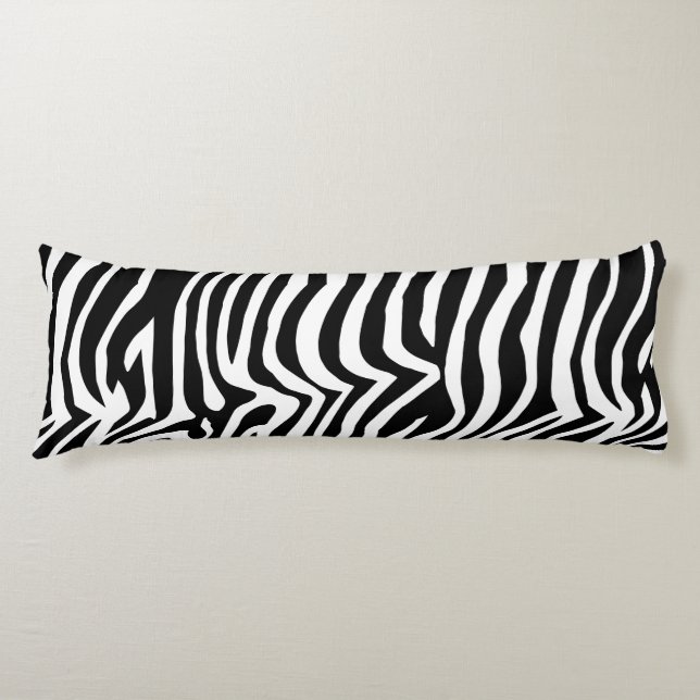 Zebra skin pattern body cushion (Front)