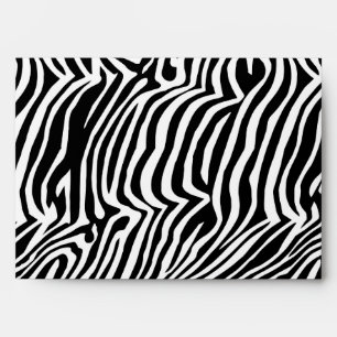 Zebra  skin pattern envelope