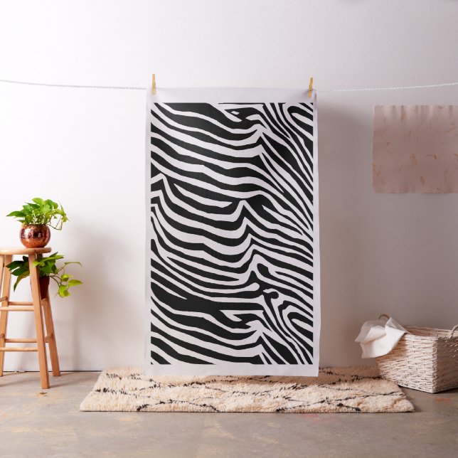 Zebra  skin pattern fabric (In Situ)