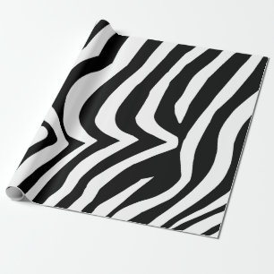 Zebra  skin pattern wrapping paper