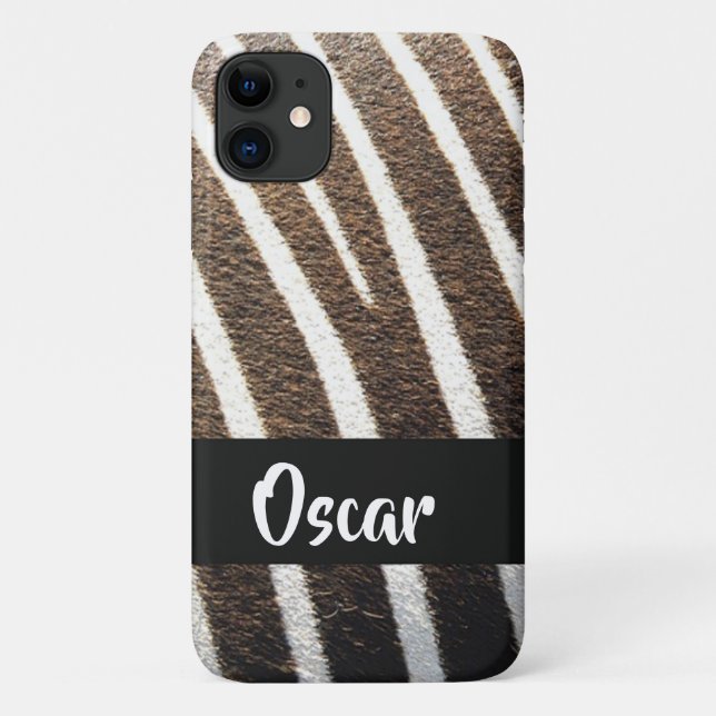 Zebra skin print Case-Mate iPhone case (Back)