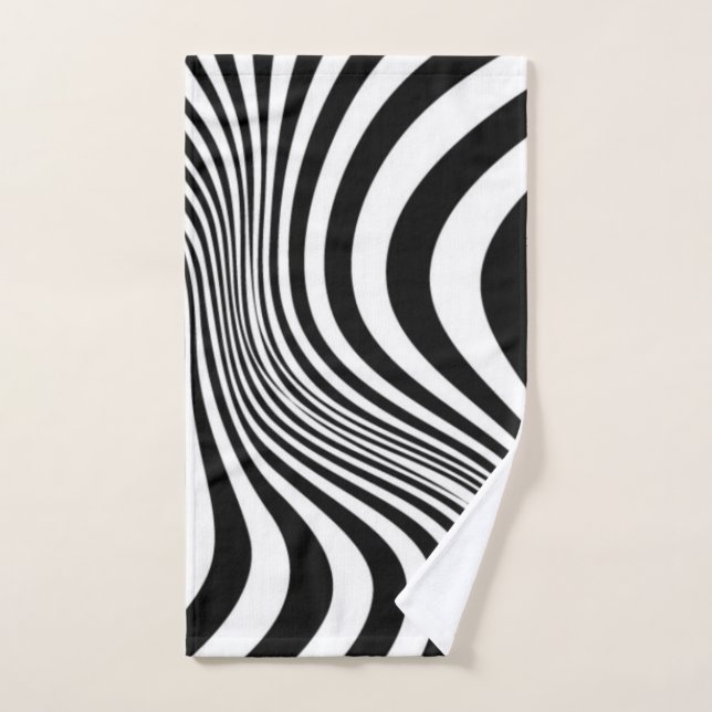 Zebra Skin Print Texture Pattern-88488 Hand Towel (Hand Towel)