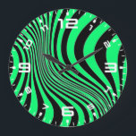 Zebra Skin Print Texture Pattern-88488 Large Clock<br><div class="desc">Zebra Skin Print Texture Pattern-88488</div>