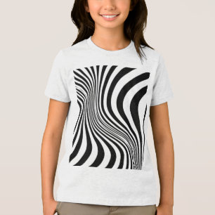 Zebra Skin Print Texture Pattern-88488 Tri-Blend Shirt