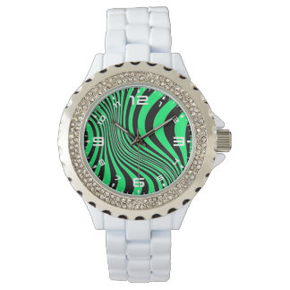 Zebra Skin Print Texture Pattern-88488 Watch