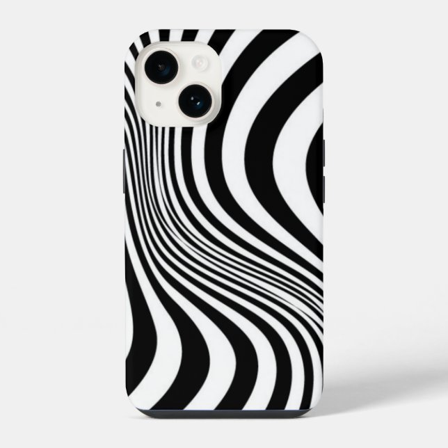 Zebra Skin Print Texture Pattern iPhone Case (Back)