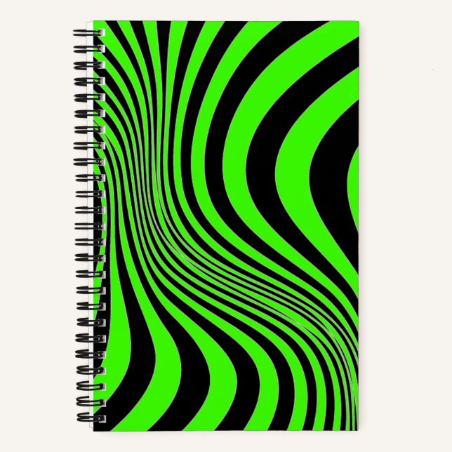 Zebra Skin Print Texture Pattern Notebook (Front)