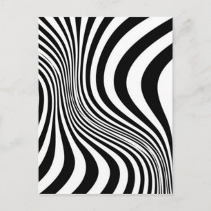 Zebra Skin Print Texture Pattern Postcard