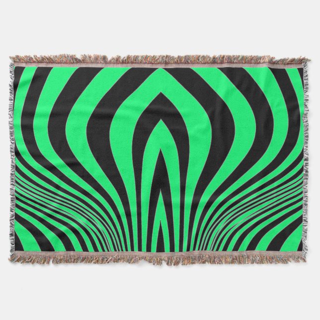 Zebra Skin Print Texture Pattern Throw Blanket (Front)