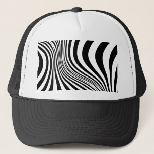 Zebra Skin Print Texture Pattern Trucker Hat