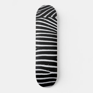 Zebra Skin Skateboard
