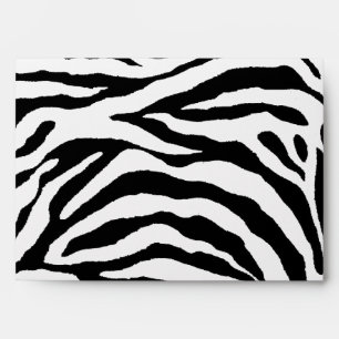 Zebra Skin Texture (Add/Change Background Colour) Envelope