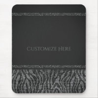 Zebra Sparkle Sequins Glam Chic Modern Glamour