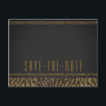 Zebra Sparkle Sequins Glam Chic Save the Date Announcement Postcard<br><div class="desc">Zebra Sparkle Sequins Glam Chic Save the Date Postcard. 

Personalise with any text.</div>