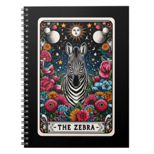 Zebra Spirit Tarot Card Notebook
