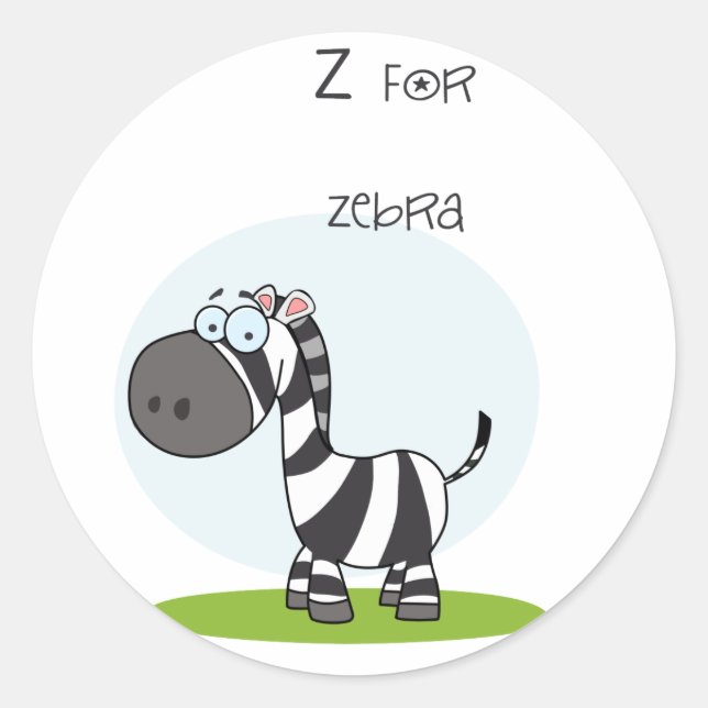 Zebra sticker (Front)