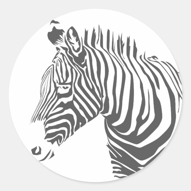 Zebra Sticker (Front)