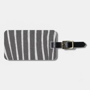 Zebra Strip Collection Luggage Tag