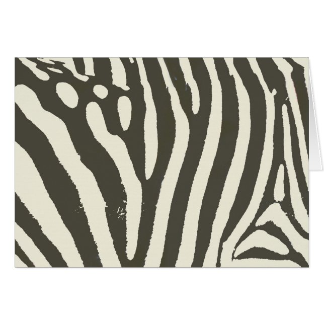 Zebra Stripe Animal Print Pattern (Front Horizontal)