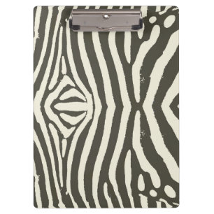 Zebra Stripe Animal Print Pattern Clipboard