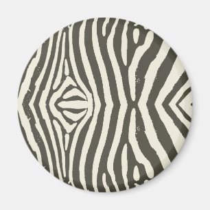 Zebra Stripe Animal Print Pattern Magnet