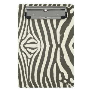 Zebra Stripe Animal Print Pattern Mini Clipboard