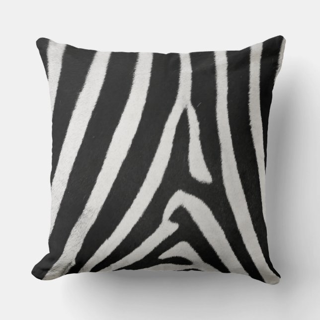 Zebra Stripe Cushion (Front)