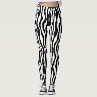 Zebra Stripe Leggings