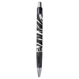 Zebra Stripe Pen - Black White