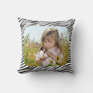 ZEBRA STRIPE PHOTO CUSHION
