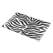 Zebra Striped Place Mat