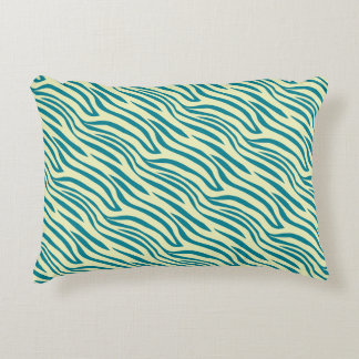 Zebra Stripes Ablaze Decorative Cushion