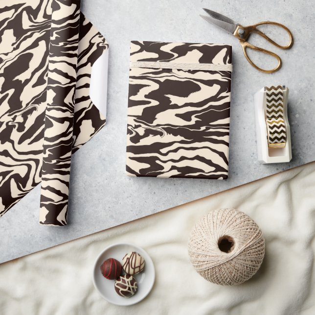 Zebra Stripes Animal Print wrapping paper (Crafts)