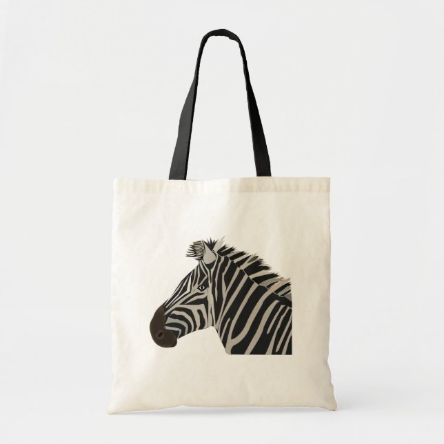 Zebra Stripes Animal Wildlife Tote Bag (Front)