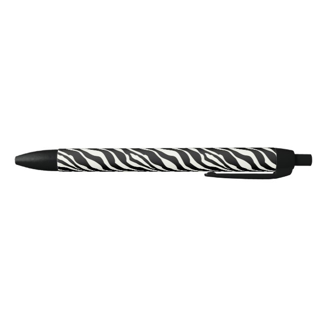 Zebra stripes - Black and White Ink Pen (Bottom)