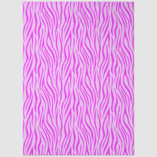 Zebra Stripes in a Powder Pink Safari Print Tissue Paper