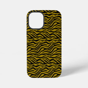 Zebra Stripes in Safari Black and Brown iPhone 12 Mini Case