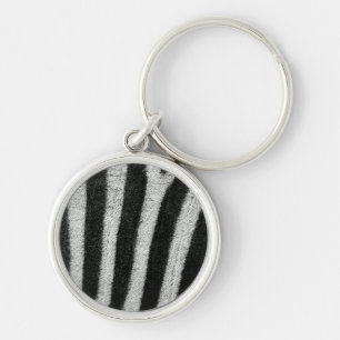Zebra Stripes Keychain