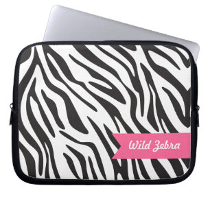 Zebra Stripes laptop sleeve