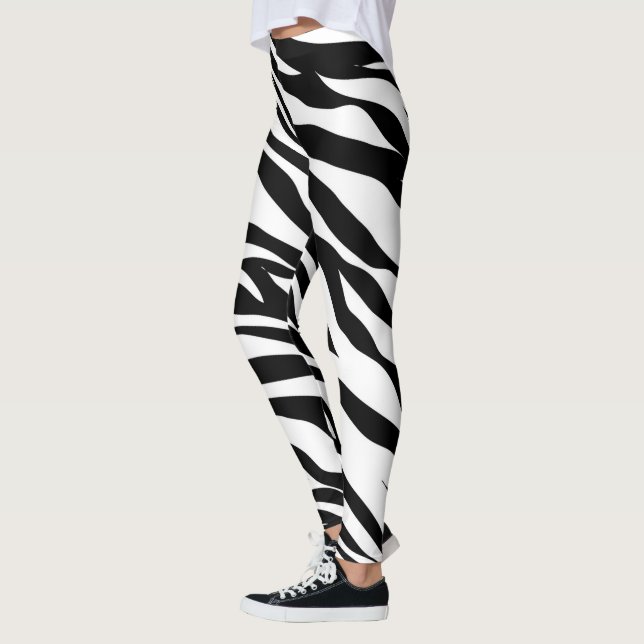 Zebra Stripes Leggings (Left)