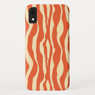 Zebra stripes - Mandarin and light orange Case-Mate iPhone Case