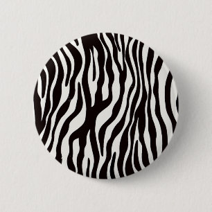 Zebra Stripes Mix & Match Collectables - 6 Cm Round Badge