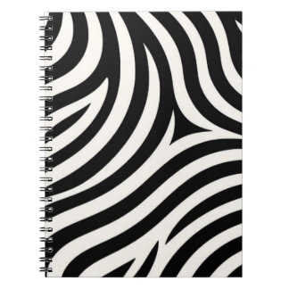Zebra Stripes Modern Print Notebook