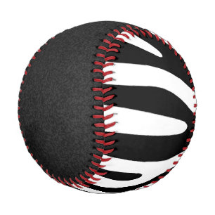 Zebra stripes pattern black & white + your ideas baseball