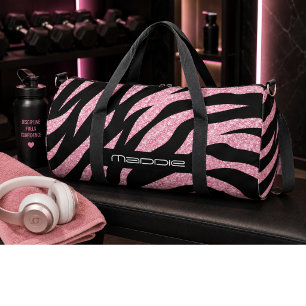 Zebra Stripes Pattern Duffle Bag