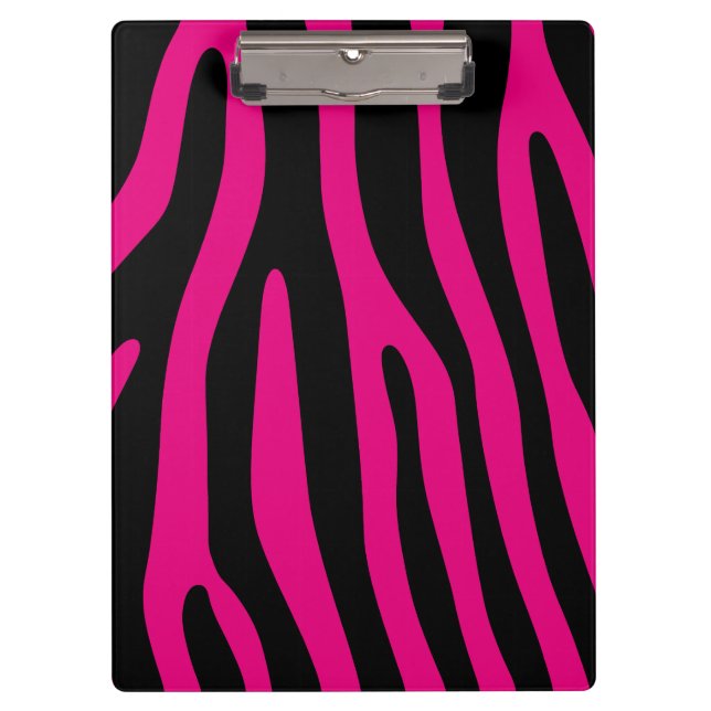 Zebra stripes pattern + your background & ideas clipboard (Front)